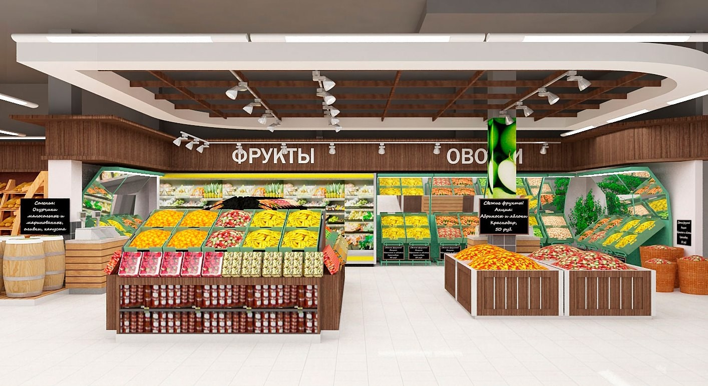 Оформление торговых залов